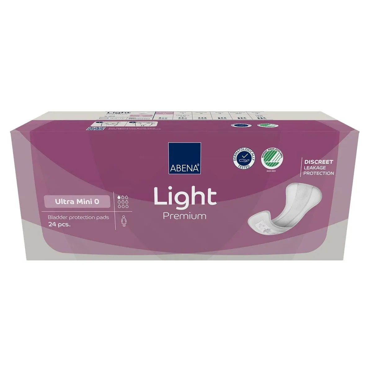 Abena Ultra Mini 0 Inkontinenz-Einlage, 80 ml Saugstärke, atmungsaktiv, für weibliche Anatomie 3