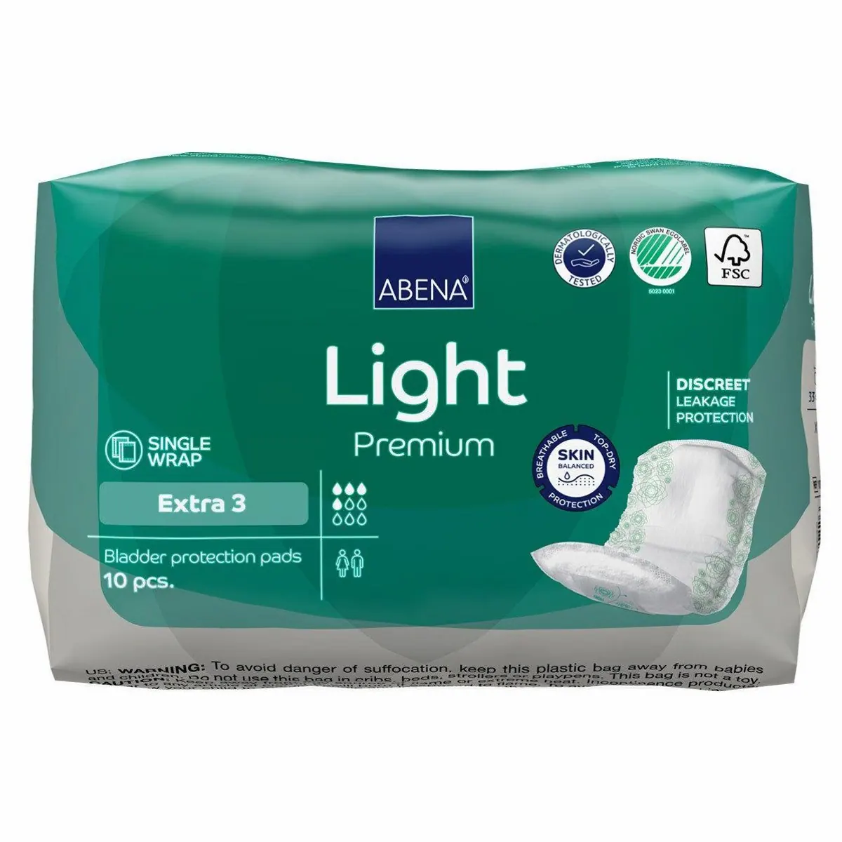 Abena Inkontinenz-Einlage Extra 3, 500 ml Saugstärke, 100% atmungsaktiv 3
