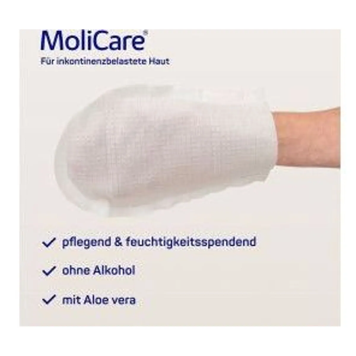 MoliCare Skin Waschhandschuhe, sanfte Reinigung & Hautschutz, 8 Stück 2