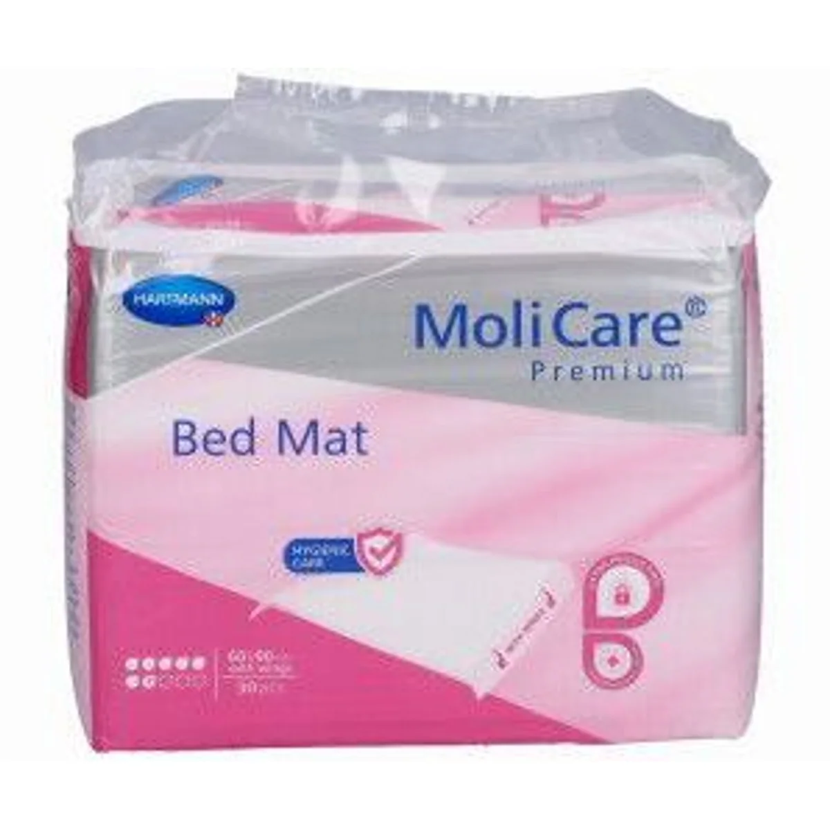 MoliCare Premium Bed Mat 7 Tropfen, 60 x 180 cm, mit Flügeln — hohe Saugfähigkeit, rutschfest, hygienisch 5