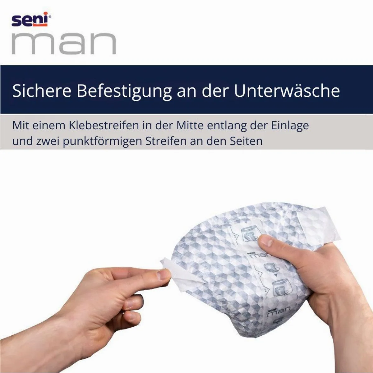 Seni Man Extra Level 3 Einlagen, anatomisch geformt, mit Auslaufschutz 2