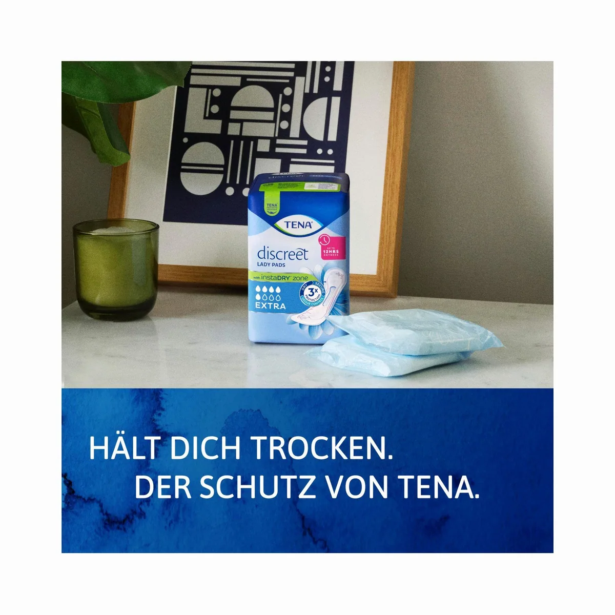 TENA Lady Discreet Extra, diskreter Schutz, hohe Absorption, atmungsaktiv — 20 Stück 5