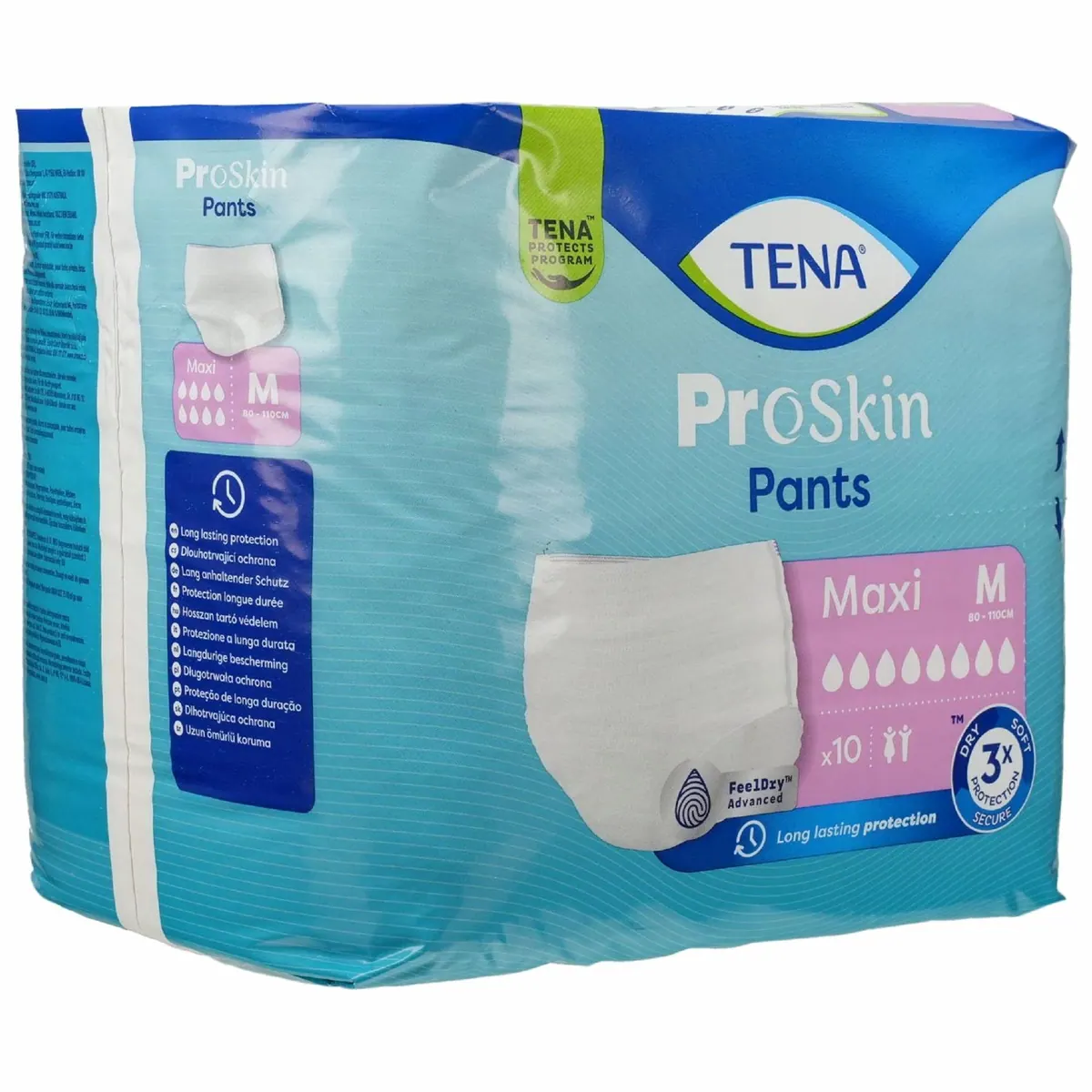 TENA PANTS Maxi M, diskreter Rundumschutz, hohe Saugstärke, atmungsaktives Material