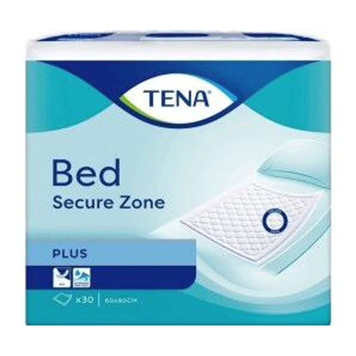 TENA Bed Krankenunterlagen Plus, hoher Saugkomfort, rutschfeste Unterseite, hygienisch verpackt